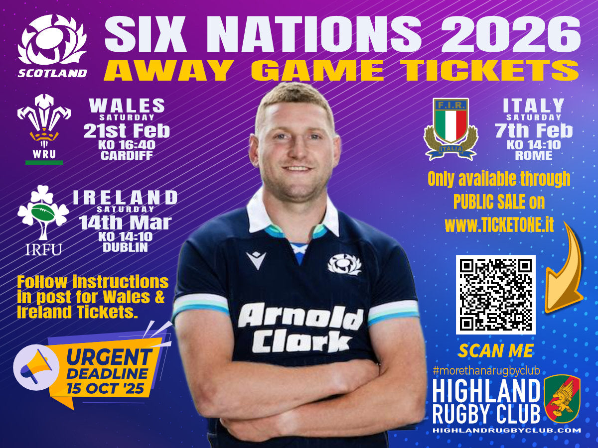6 Nations 2026 : Away Game Match Ticket Arrangements