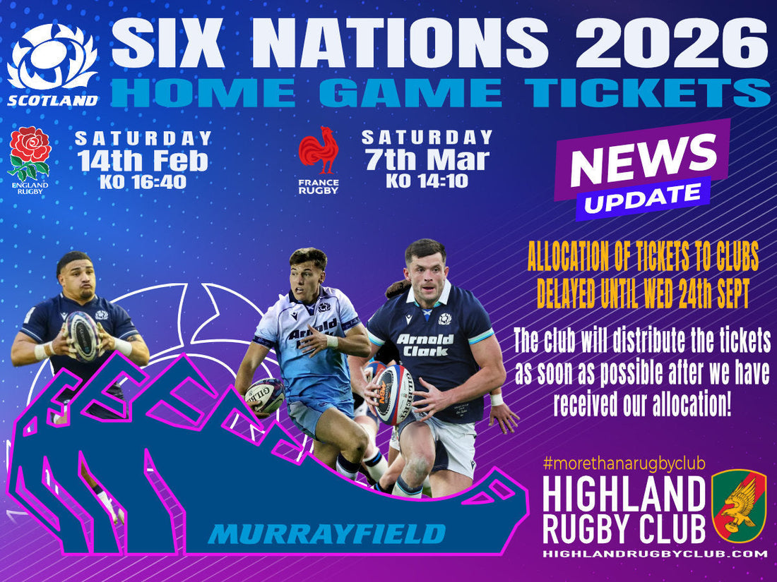 6 Nations 2026: Home Matches Ticket Update!