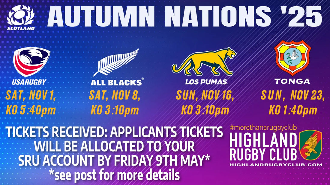 AUTUMN NATIONS 2025 TICKET UPDATE!